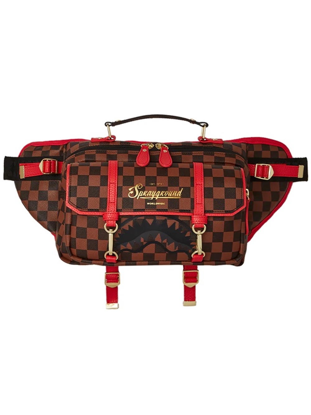 SPRAYGROUND Limited Edition Takeover Checkered Cross Body Bag